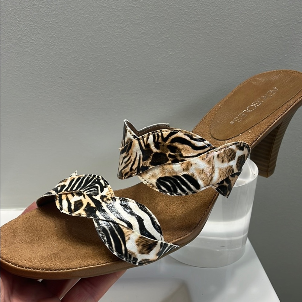 Animal Print Women's Sandal - Picture 1 of 12